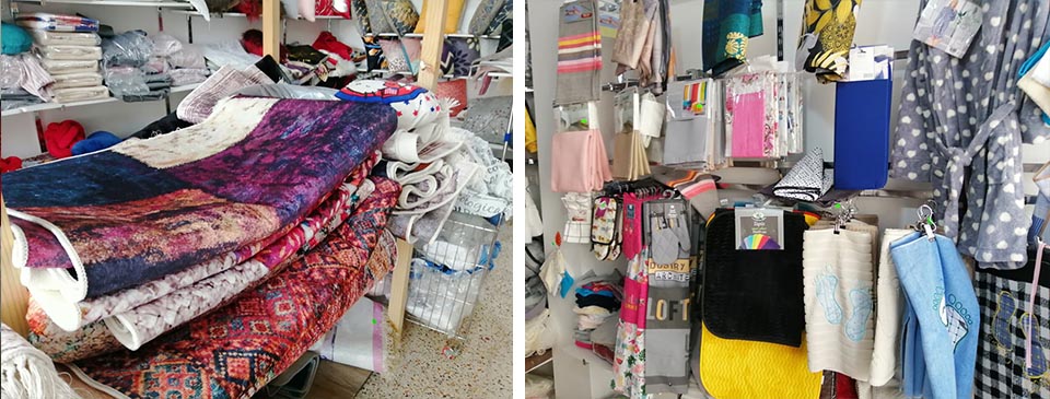 Literie et linge de maison, Sac et Chaussures " La vie est belle "